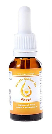 Kropla Słońca D3 Forte, 20 ml - Proved