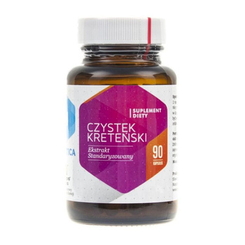 Czystek kreteński ekstrakt, 90 kaps. vege - Hepatica