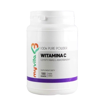 Witamina C Czysty Kwas L-askorbinowy, 100 g - MyVita