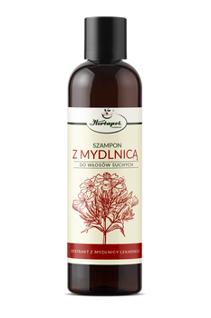 Szampon do Włosów Suchych, z Mydlnicą, 250 ml - Herbapol