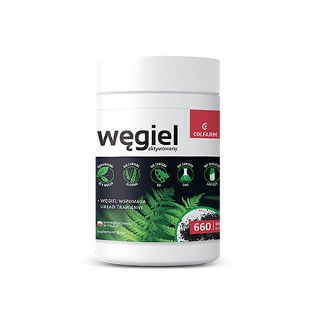 Węgiel Aktywowany, 100 g - Colfarm