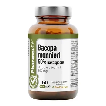Bacopa Monnieri 350 mg, 60 kaps. vege - Pharmovit