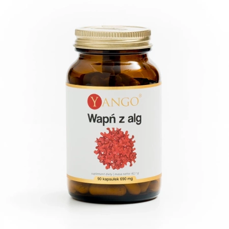 Wapń z Alg Czerwonych, 90 kaps. vege - Yango 