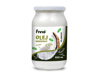 Olej kokosowy rafinowany, 900 ml - Fivio