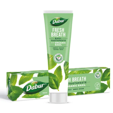 Pasta do zębów z organiczna bazylią, 100 ml - Dabur 
