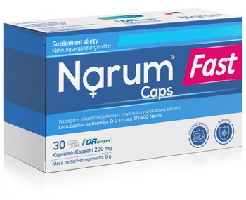 Narum Fast Caps, 30 kaps. vege - Narum