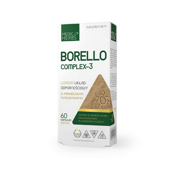 Borello Complex-3 500 mg, 60 kaps. - Medica Herbs