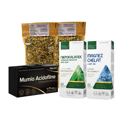 Zestaw WSPARCIE NA KOMFORT W CZASIE MIESIĄCZKI