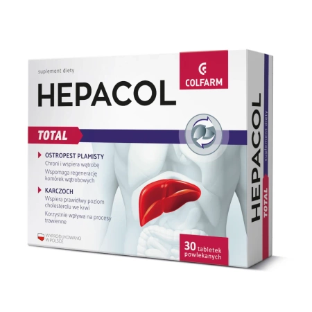 Hepacol Total, 30 tabl. - Colfarm
