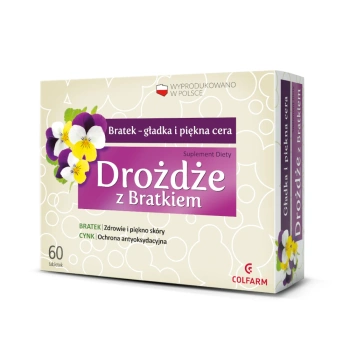 Drożdże z Bratkiem, 60 tabl. - Colfarm