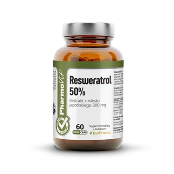 Resweratrol 50%, 60 kaps. vege - Pharmovit