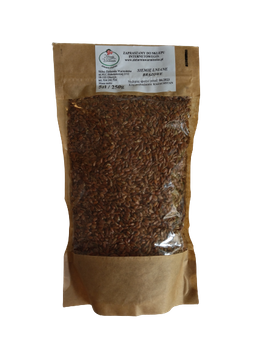 Siemię lniane brązowe ziarno, 250 g