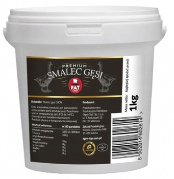 Smalec Gęsi, 1 kg - AGRO-TOP