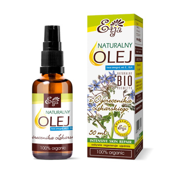Naturalny Olej z Ogórecznika Lekarskiego BIO, 50 ml - Etja