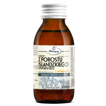 Syrop z Porostu Islandzkiego i Kwiatu Bzu, z Witaminą C, 100 ml - Herbapol