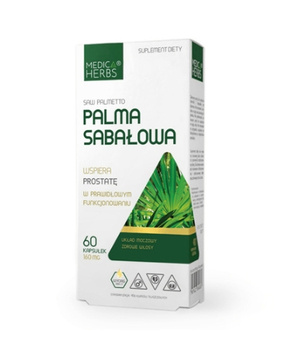 Palma Sabałowa 160 mg, 60 kaps. - Medica Herbs