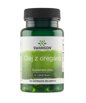 Olej z oregano ekstrakt 10:1, 120 kaps. - Swanson