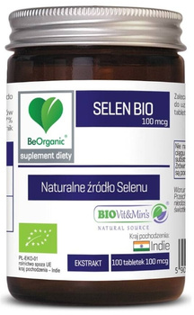 Selen BIO 100 mcg, 100 tabl. - BeOrganic