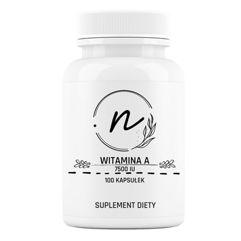 Witamina A 7500 IU, 100 kaps. - NaturePRO