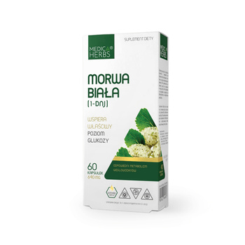 Morwa Biała 640 mg, 60 kaps. - Medica Herbs