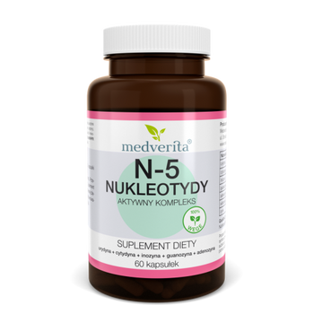 N-5 Nukleotydy, 60 kaps. vege - Medverita