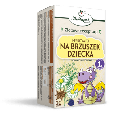 Herbatka Fix Na Brzuszek Dziecka w saszetkach, 20 szt. - Herbapol