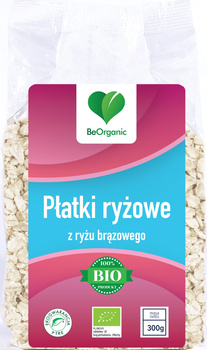 Płatki ryżowe BIO, 300 g - BeOrganic