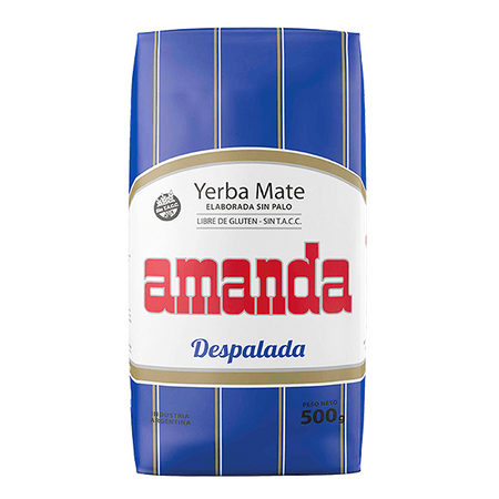 Yerba Mate Despalada, 500 g - Amanda 