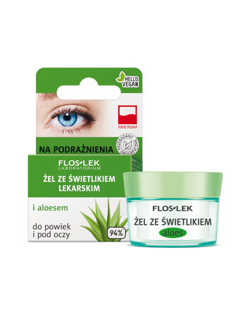 Żel ze świetlikiem lekarskim i aloesem, 10 g - Flos-Lek