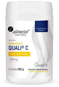 Witamina C QUALI-C 1000 mg, 250 g - Aliness