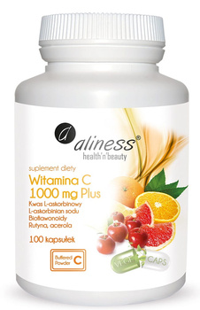 Witamina C 1000 mg Plus, 100 kaps. vege - Aliness