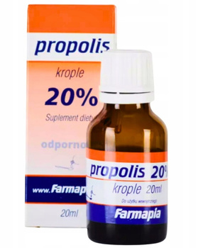 Propolis krople 20%, 20 ml - Farmapia