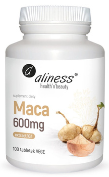 Maca 600 mg, 100 tabl. vege - Aliness