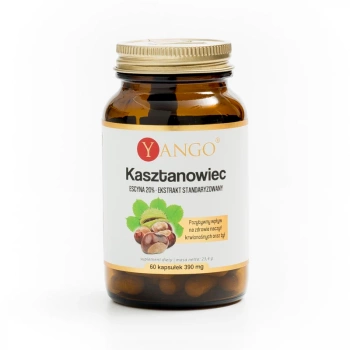 Kasztanowiec 20% Escyny, 60 kaps. vege - Yango