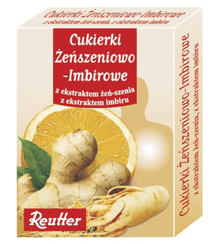 Cukierki Żeńszeniowo-Imbirowe, 50 g - Reutter