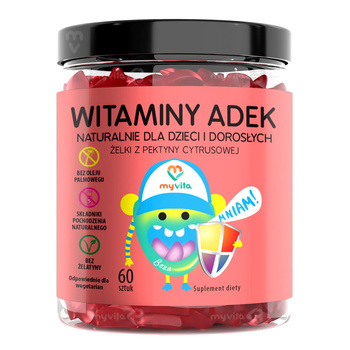 Naturalne Żelki - Witaminy ADEK, 60 szt. - MyVita