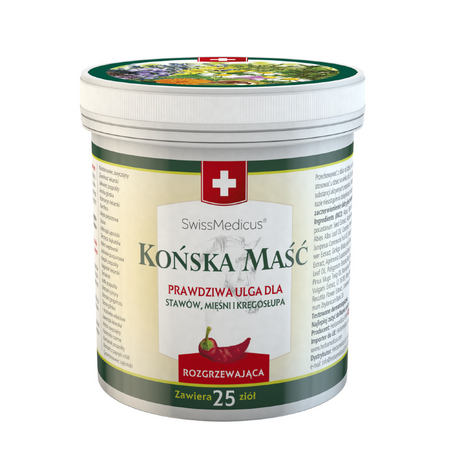Końska maść rozgrzewająca, 250 ml - SwissMedicus