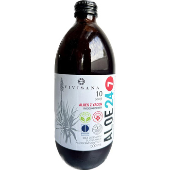 Sok z Aloesu Ferox 24/7 - miodokrzew, 500 ml - Vivisana