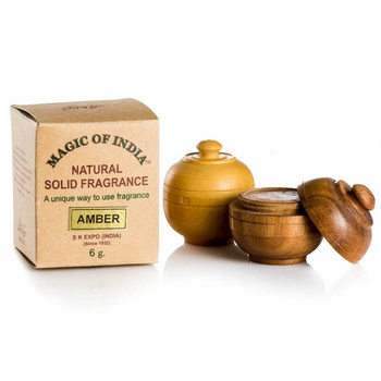 Naturalne perfumy w kremie - Amber, 6 g - Shamasa