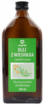 Olej z wiesiołka tłoczony na zimno, 500 ml - MyVita