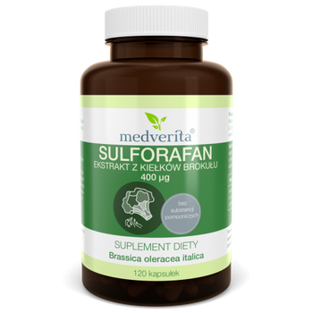 Sulforafan 400 μg, 120 kaps. - Medverita