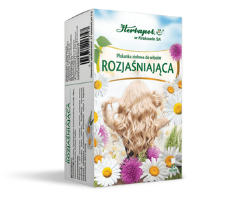 Rozjaśniająca płukanka do włosów w saszetkach, 27 szt. - Herbapol