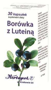 Borówka z Luteiną, 30 kaps. - Herbapol