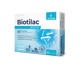 Biotilac Biotic, 20 kaps. - Colfarm