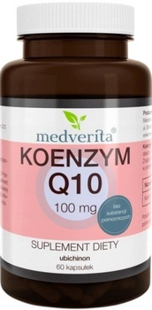 Koenzym Q10 100 mg, 60 kaps. - Medverita