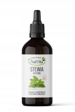 Stewia w płynie, 50 ml - NatVita