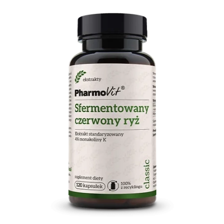  Sfermentowany Czerwony ryż ekstrakt, 120 kaps. - Pharmovit