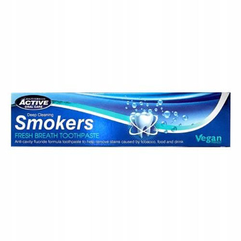 Smokers pasta do zębów, 100 ml - Beauty Formulas