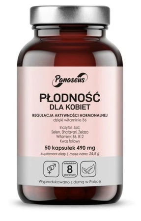 Płodność dla Kobiet, 50 kaps. vege - Panaseus