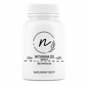 Witamina D3 5000 IU, 100 kaps. - NaturePRO